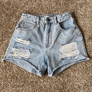 Billabong Distressed Denim Shorts